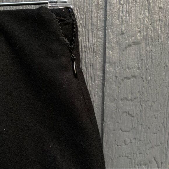 Willi Smith Wool Skirt Black Made in Italy 8 - Picture 6 of 6